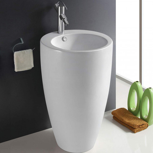 Раковина WeltWasser Leerbach 4949 GL-WT 49 10000008706 Белый глянец фаянс напольный