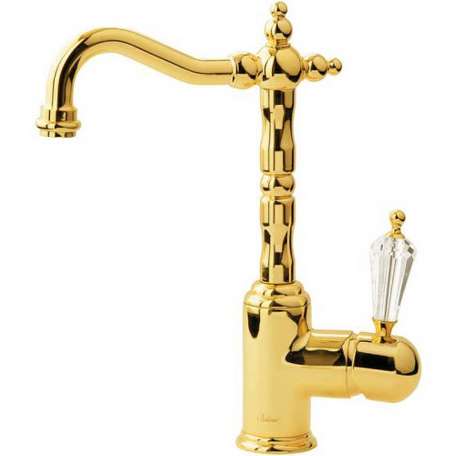 Смеситель для раковины Boheme Imperiale Presente 322 Золото латунь
