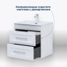 Тумба с раковиной Aquanet Бостон New 70 345365 подвесная Белый сатин
