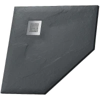 Душевой поддон из искусственного камня Grossman Strong 90x90 GR-S29090D Графит