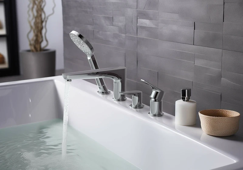 Смеситель на борт ванны Aquatek Бетта AQ1148CR Хром
