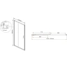 Душевая дверь Vincea Garda 145 VDS-1G145CLG профиль Брашированное золото стекло прозрачное
