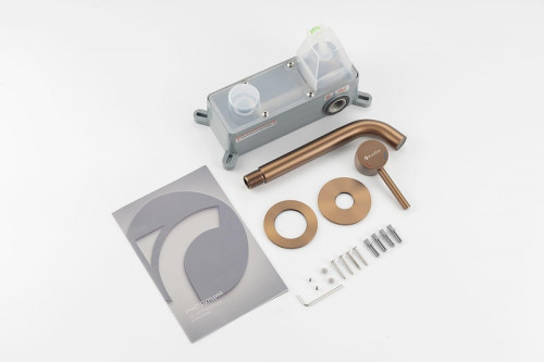 Смеситель для раковины Knotlor Eclipse SS-25/RB цвет Бронза