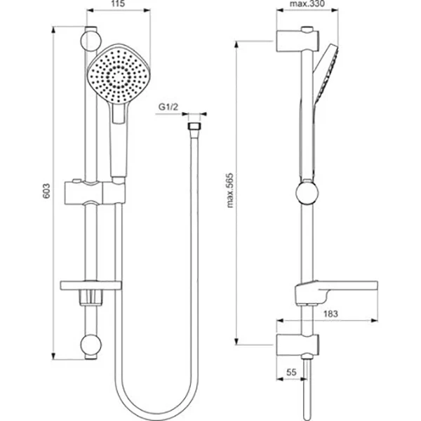 Комплект смесителей Ideal Standard Esla BC264AA Хром