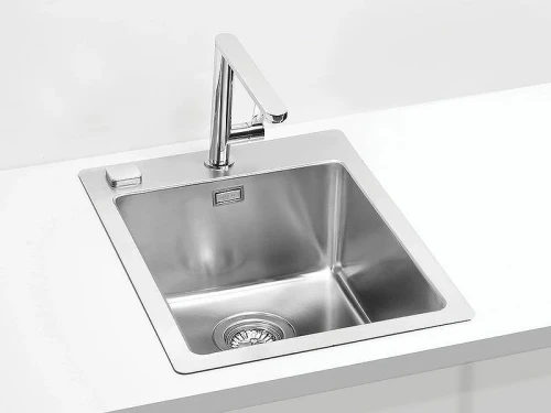 Кухонная мойка Alveus Pure 10 KMB-90 405x525 1103607 Брашированная сталь нержавеющая сталь встраиваемый