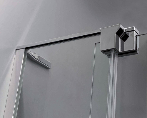 Душевой уголок Cezares Slider 110х100 SLIDER-AH-2-90/100-100/110-C-NERO профиль Черный матовый стекло прозрачное