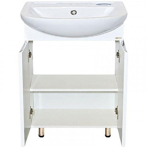 Тумба с раковиной Misty Лаванда 70 СО000008174 Белая