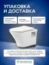 Унитаз с инсталляцией Avimano Promotion 1000080 + Tece Now 9400414 с сиденьем Микролифт и Черной матовой клавишей смыва