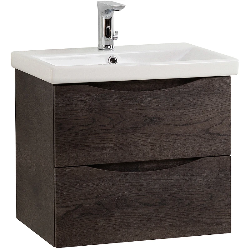 Тумба под раковину BelBagno Marino-Cer 60 MARINO-CER-600-2C-SO-RNG-P подвесная Rovere Nature Grigio МДФ / ЛДСП