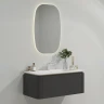 Тумба с раковиной Black&White Universe U935.1200 120 9351200 подвесная Sparkle Grey