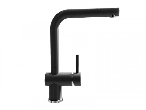 Смеситель для кухни Ulgran Steel US-022-003 цвет Вороненая сталь