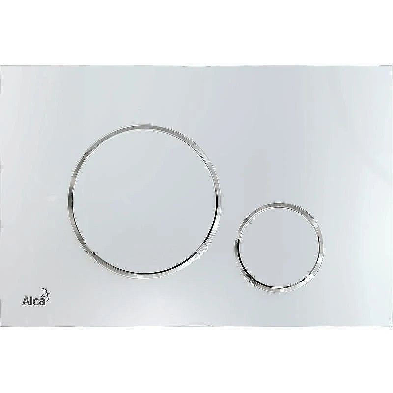 Унитаз с инсталляцией Laufen Pro Rimless 8.2096.6.000.000.1+8.9896.6.000.000.1 + Alcaplast Sadroмodul AM101/1120-0001+M671 с сиденьем Микролифт с клавишей смыва Хром