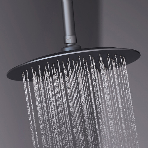 Душевая система Damixa Scandinavian Pure 936740300 Черная матовая латунь на стену