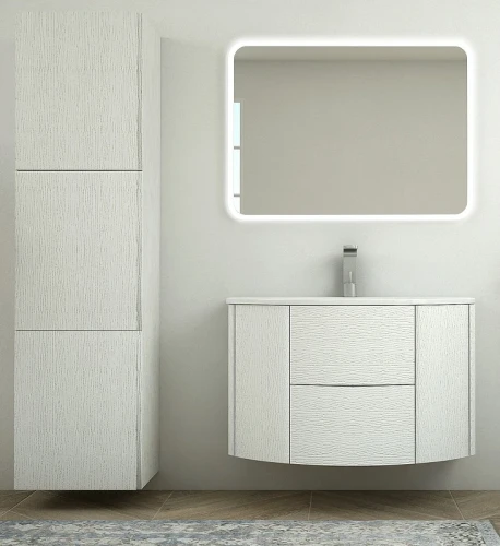 Тумба под раковину Cezares Eden 90 55072 подвесная Frassino Bianco МДФ / ЛДСП