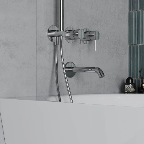 Душевая система AQUAme AQM8408CR цвет Хром
