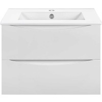 Тумба под раковину Vincea Mia Slim 70 VMC-2MC700S1GW подвесная G.White МДФ / ЛДСП