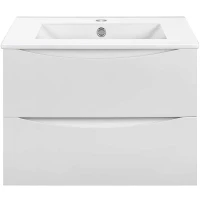 Тумба под раковину Vincea Mia Slim 70 VMC-2MC700S1GW подвесная G.White МДФ / ЛДСП