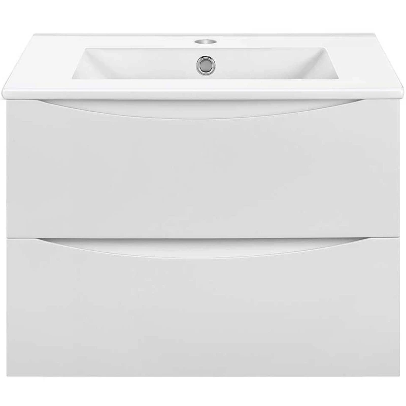 Тумба под раковину Vincea Mia Slim 70 VMC-2MC700S1GW подвесная G.White МДФ / ЛДСП