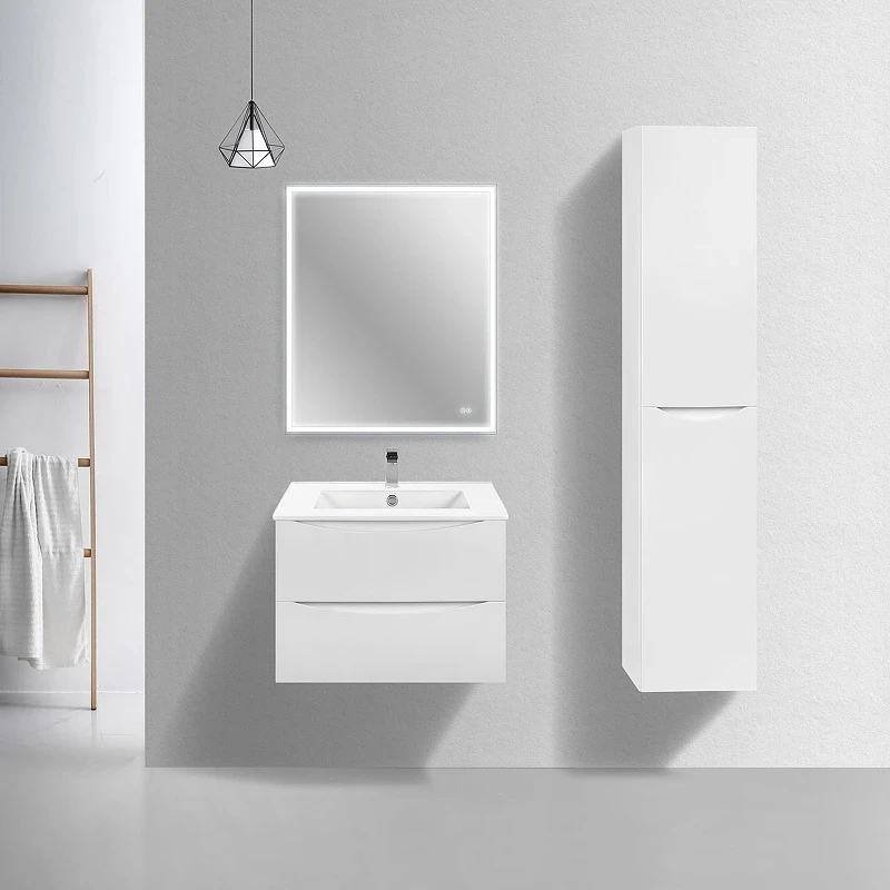 Тумба под раковину Vincea Mia Slim 70 VMC-2MC700S1GW подвесная G.White МДФ / ЛДСП
