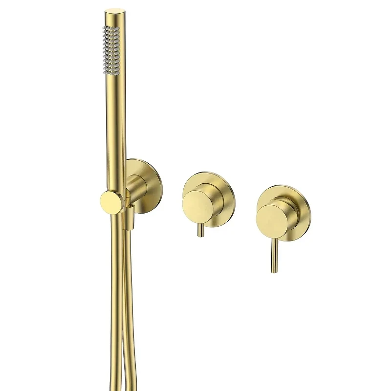 Смеситель для душа AQUAme Siena AQM8805BG цвет Шлифованное золото
