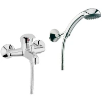 Смеситель для ванны Webert Sax SX850101015 Хром на стену