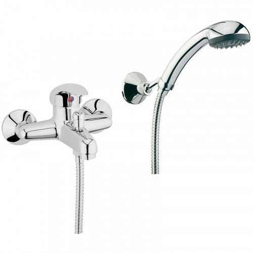 Смеситель для ванны Webert Sax SX850101015 Хром на стену