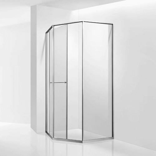 Душевой уголок RGW 100x100 33328200-11L профиль цвет Хром стекло прозрачное