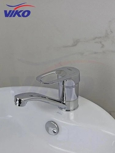Кухонная мойка Ulgran Classic U-405-307 Терракот со смесителем Viko V-7611 Хром