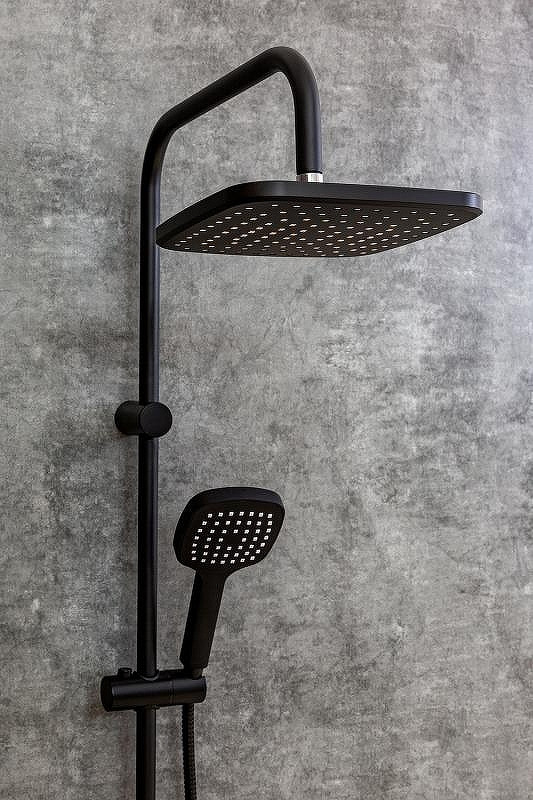 Душевая система Orange O-Shower OW04b Черная матовая