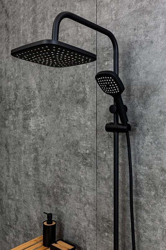 Душевая система Orange O-Shower OW04b Черная матовая