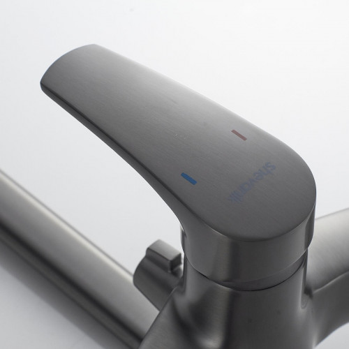 Смеситель для ванны Shevanik S5022T универсальный цвет Оружейная сталь