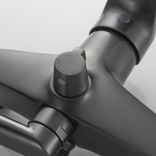 Смеситель для ванны Shevanik S5022T универсальный цвет Оружейная сталь