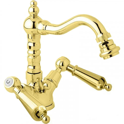 Смеситель для биде Cezares First-BS2-03/24-M Золото 24 карат латунь