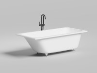 Ванна из искусственного камня Salini Орланда Кит 170x80 102116M цвет Белый матовый