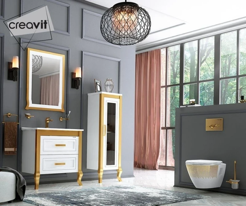 Унитаз Creavit Terra TP325-11CB00E-NA00 подвесной Белый с декором без сиденья фарфор подвесной
