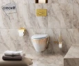 Унитаз Creavit Terra TP325-11CB00E-NA00 подвесной Белый с декором без сиденья фарфор подвесной