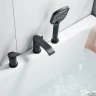 Смеситель на борт ванны Shevanik S41H S4112H цвет Черный