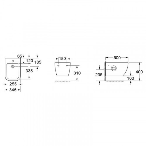 Биде Lavinia Boho One 33020070 подвесное цвет Белый