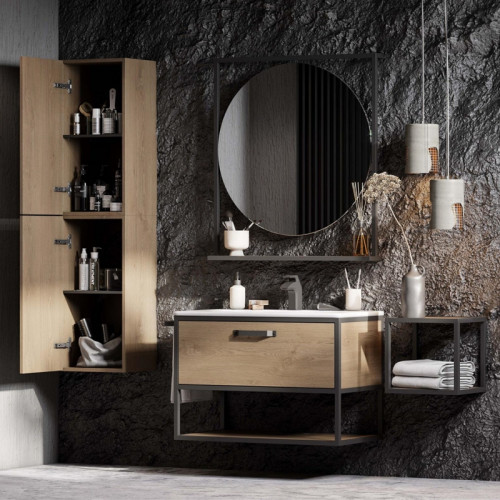 Полка Aquaton Лофт Фабрик 34 1A242703LTDY0 Дуб кантри МДФ / ЛДСП