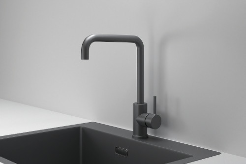 Смеситель для кухни Granula Kitchen Space 7110 цвет Графит матовый