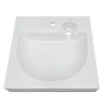 Раковина Sanita Luxe Galaxy 60 WB.WM/Galaxy/60-C/WHT.G/S1 на стиральную машину цвет Белый
