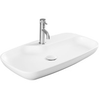 Раковина Allen Brau Liberty 2 70 4.32011.21 Белая матовая фаянс накладная