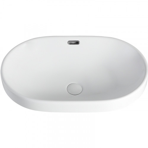 Раковина Orange 60 B05-600W Белая глянцевая фарфор полувстраиваемая