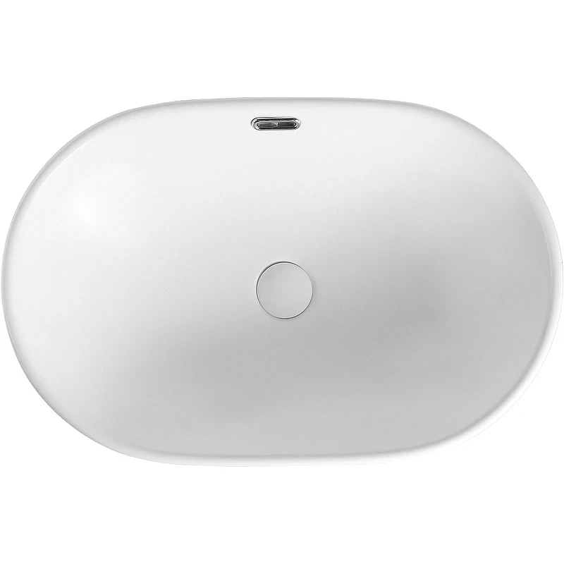 Раковина Orange 60 B05-600W Белая глянцевая фарфор полувстраиваемая