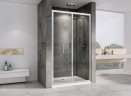 Душевая дверь Abber Sonnenstrand 100 AG07100 профиль Хром стекло прозрачное
