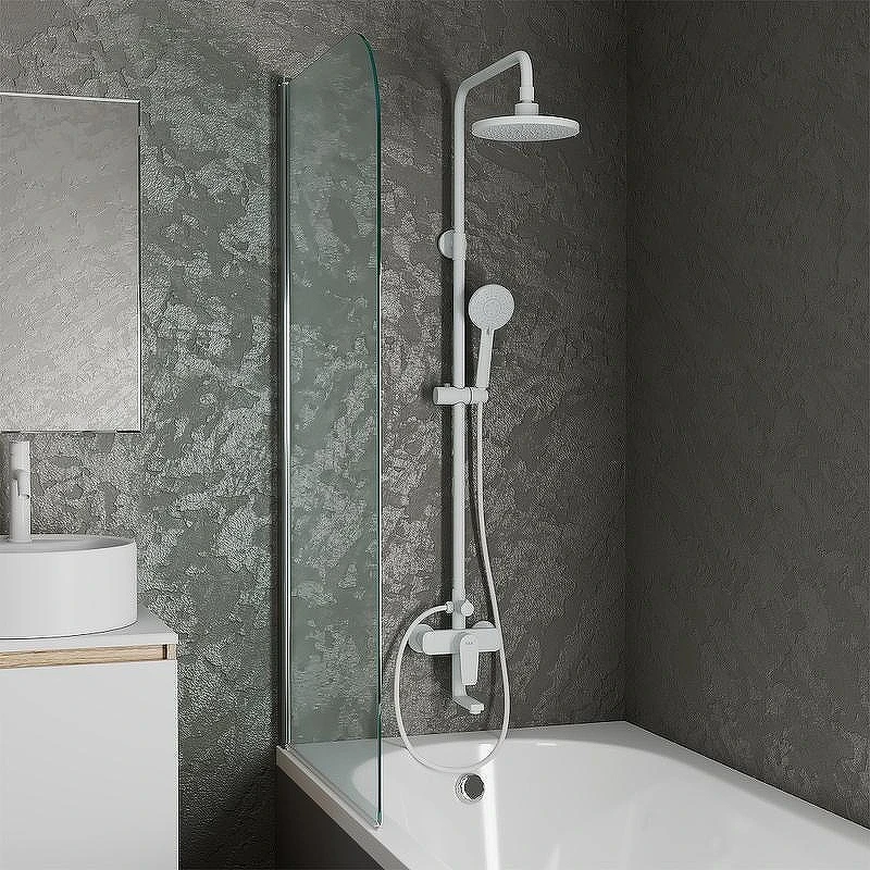 Душевая система D&K Bayern Furth DA1523708B18 Белая матовая