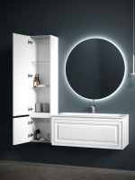 Шкаф пенал Sancos Very 35 L PVR35LW подвесной Bianco МДФ / ЛДСП