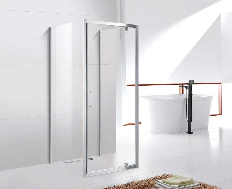 Душевой уголок Cezares Molveno 100x80 MOLVENO-BA2-100/80-C-Cr-IV профиль Хром стекло прозрачное