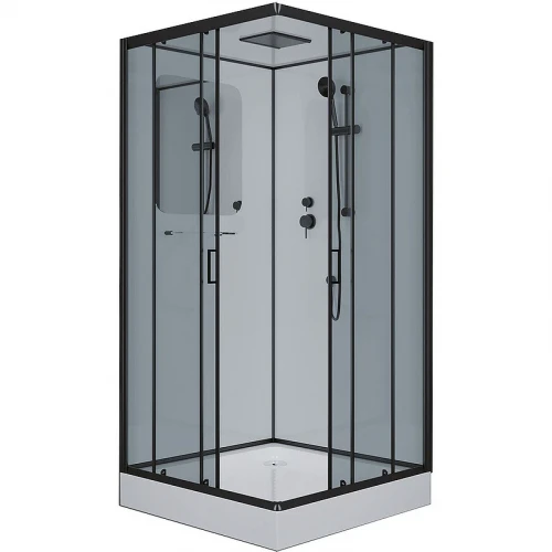 Душевая кабина Niagara Premium 90x90 NG-6901-01Q Black без гидромассажа