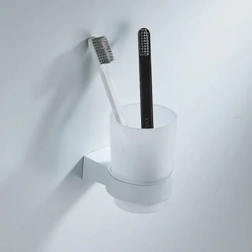 Стакан для зубных щеток Shevanik SG57C SG5712C цвет Белый